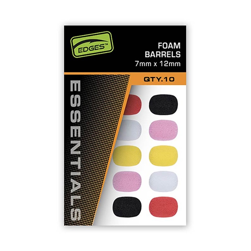 MOUSSE ZIG FOX EDGES FOAM BARRELS - MIXED COLOURS - 7 x 12