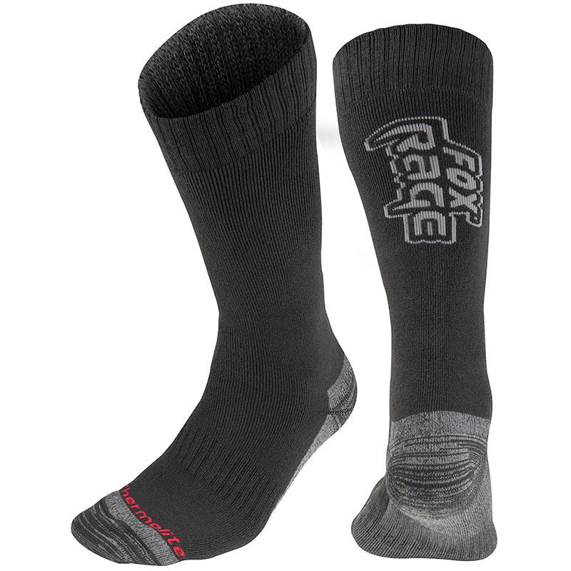 CHAUSSETTES HOMME FOX RAGE THERMOLITE SOCKS - NOIR - Noir - 40/43