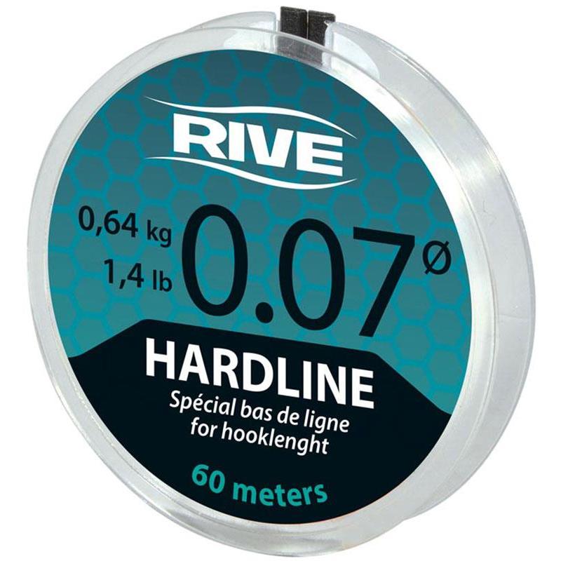 NYLON HYBRIDE RIVE HARDLINE TRANSPARENT - 60M - Transparent - 7/100 - 0.64 - 60