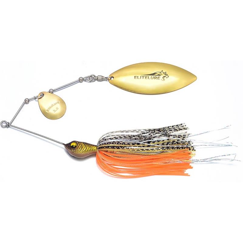 SPINNERBAIT ELITELURE TIGER PIKE SPINNERBAIT - 32G - Killer Gold - 1 - 32