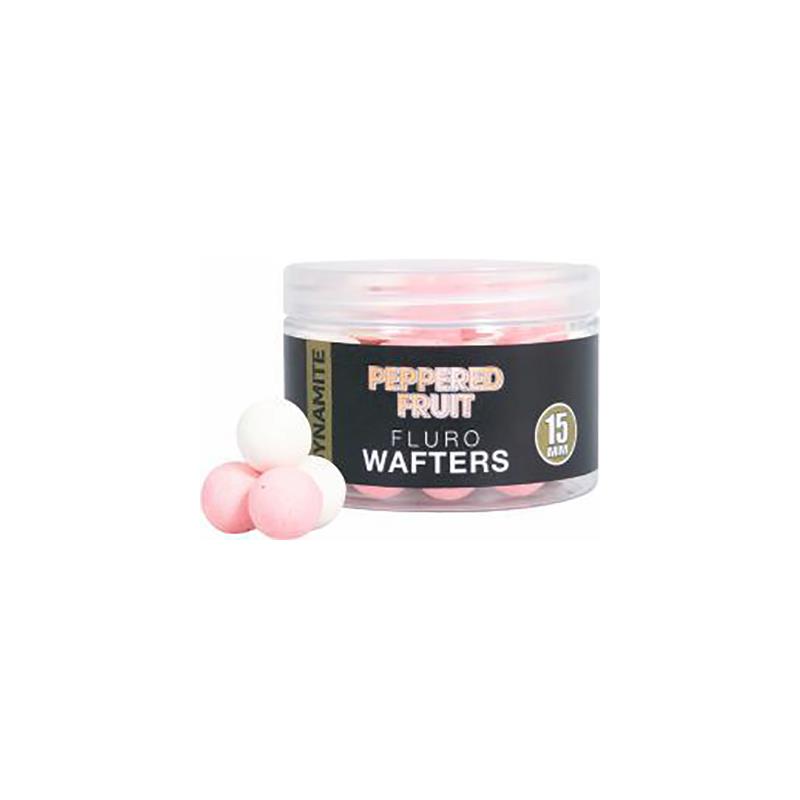 HOOK BAITS DYNAMITE BAITS PEPPERED FRUIT FLURO WAFTERS - 15 - Fruit