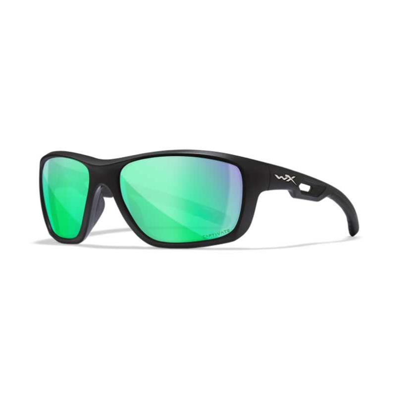LUNETTES POLARISANTES WILEY X ASPECT CAPTIVATE POLARIZED - Vert Miroir - Matte Black Frame