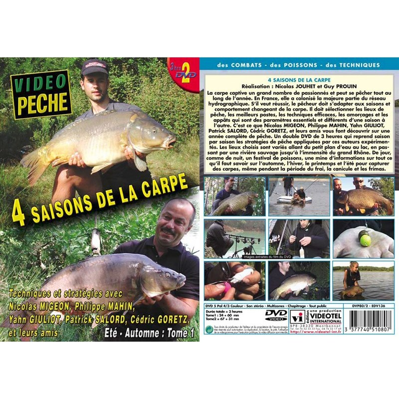 DVD 4 SAISONS DE LA CARPE - 2