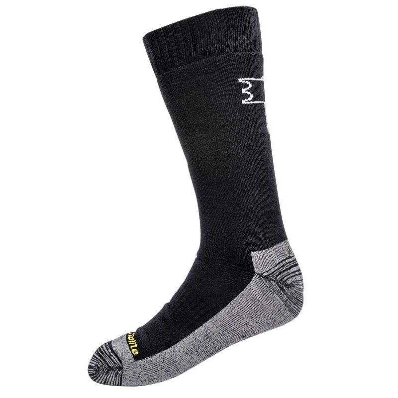 CHAUSSETTES HOMME BLACK CAT CAT SHIELD THERMOLITE SOCK - NOIR/GRIS - Noir-Gris - 44/47