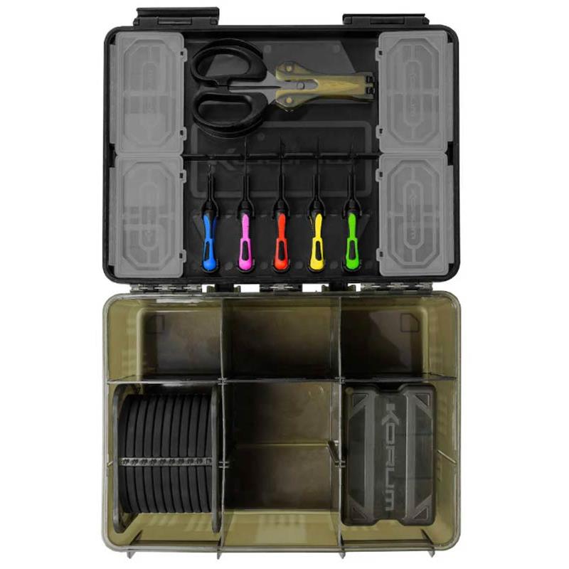 BOÎTE À ACCESSOIRES KORUM TACKLE BLOX - Complet - 196 x 250 x 91