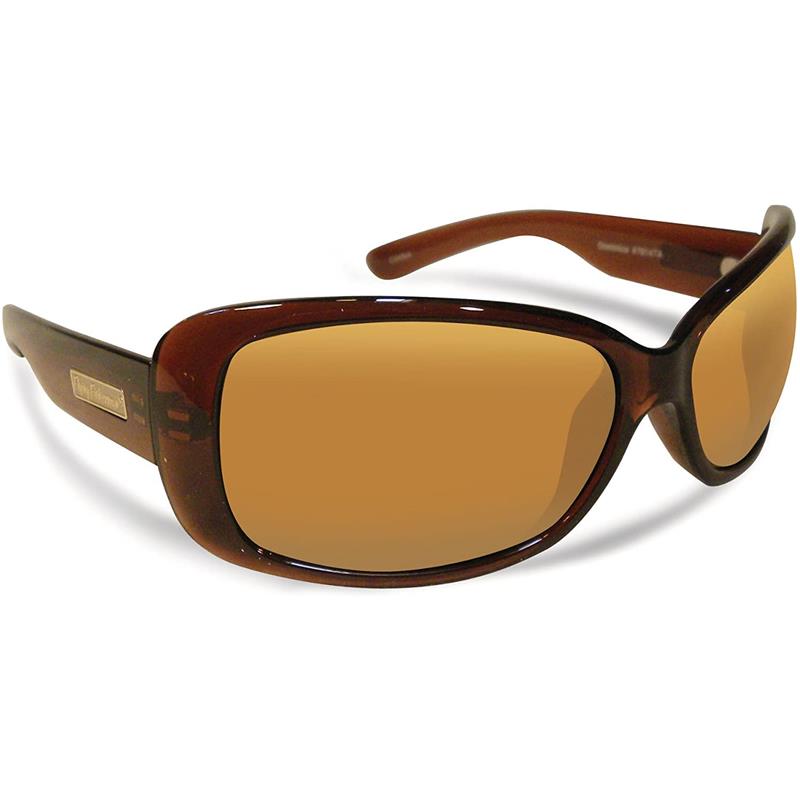 LUNETTES DE SOLEIL FEMME FLYING FISHERMAN DOMINICA - Triacétate - Marron