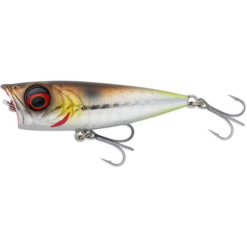LEURRE DE SURFACE SAVAGE GEAR MICRO POPPER - 5.5CM - Brown Mullet - 1 - N°12 - 5.5 - 5.4 - Flottant / Surface