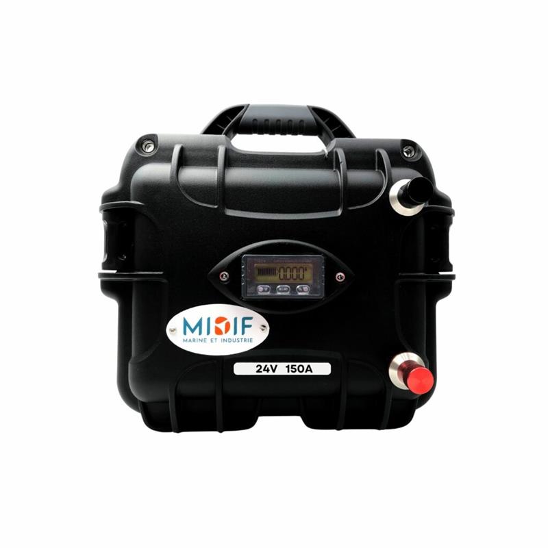 BATTERIE LITHIUM HASWING LIFEPO4 24V 150AMP AVEC CHARGEUR