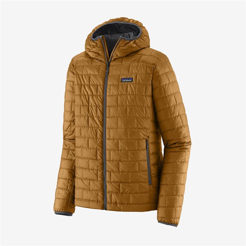 VESTE HOMME PATAGONIA MEN S NANO PUFF HOODY - RAPTOR BROWN - Brown - S