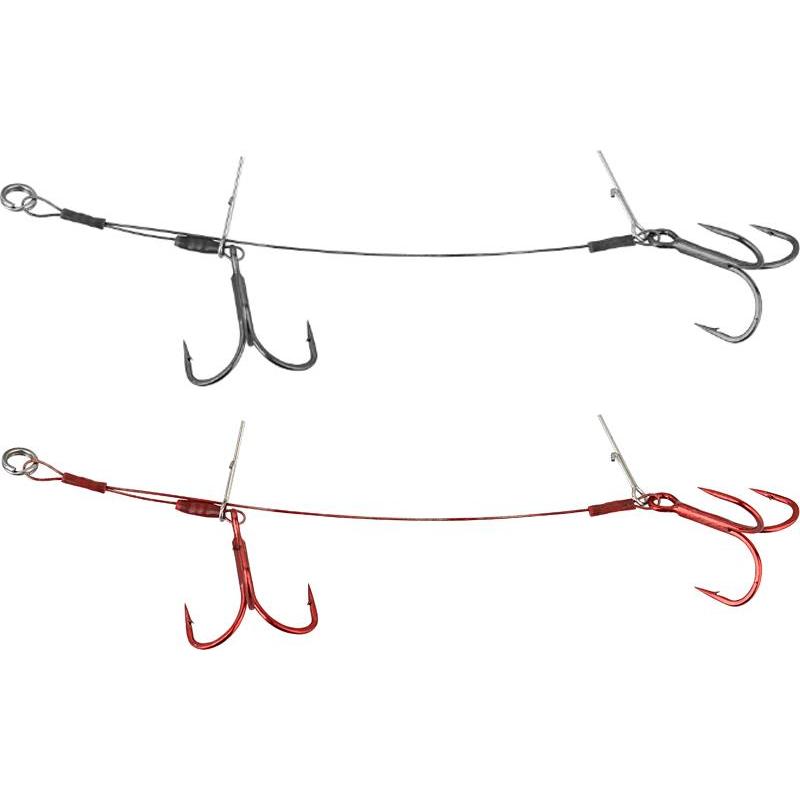 MONTURE SAVAGE GEAR CARBON49 DOUBLE STINGER - PAR 2 - 100-200 - 2 - 16 - N°1 - 10.5