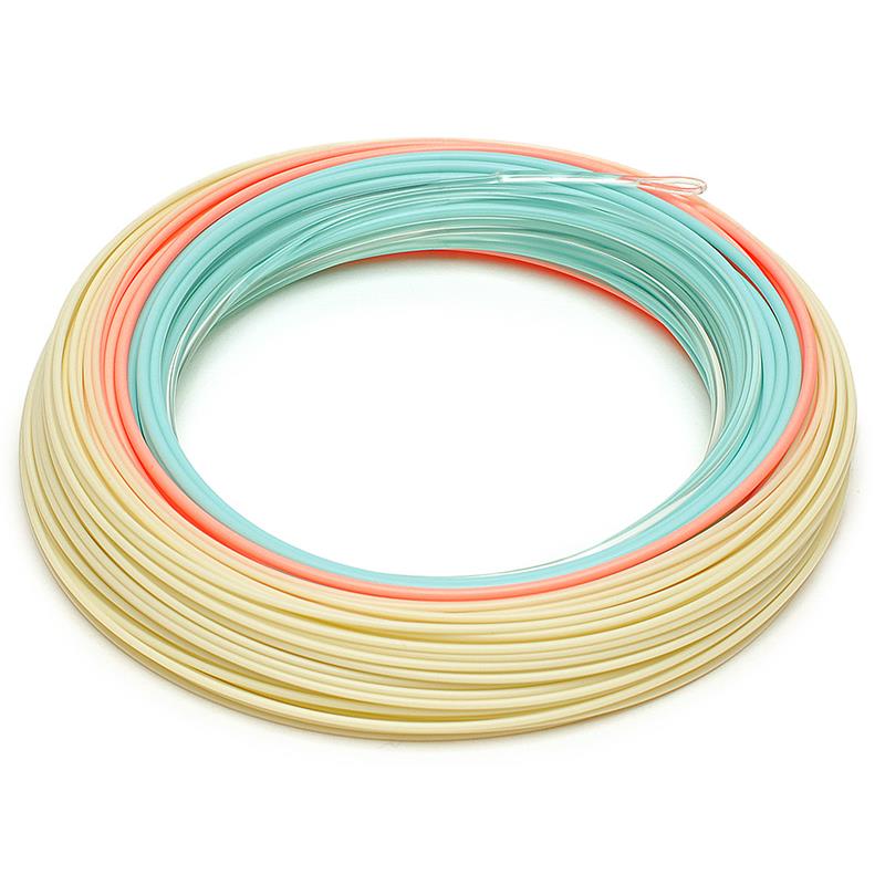 SOIE MOUCHE RIO ELITE FLATS PRO STEALTHTIP - Orange-Bleu - #10 - Flottante - 30.5 - WF 10F/I