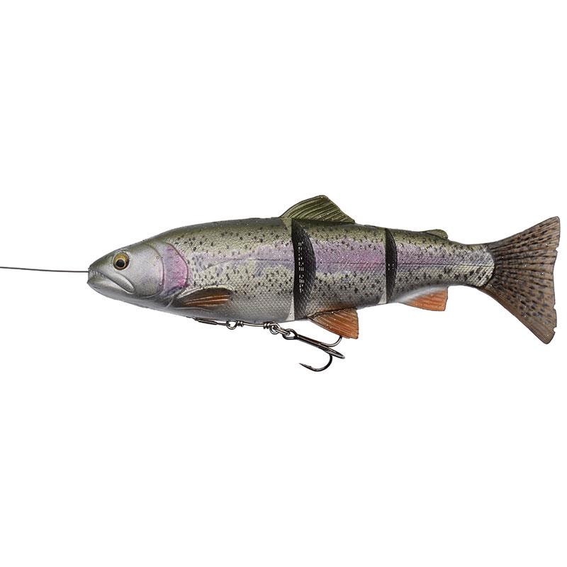 LEURRE SOUPLE ARME SAVAGE GEAR 4D LINE THRU TROUT - 15CM - Rainbow - 1 - 15 - 40 - Moderate Sink