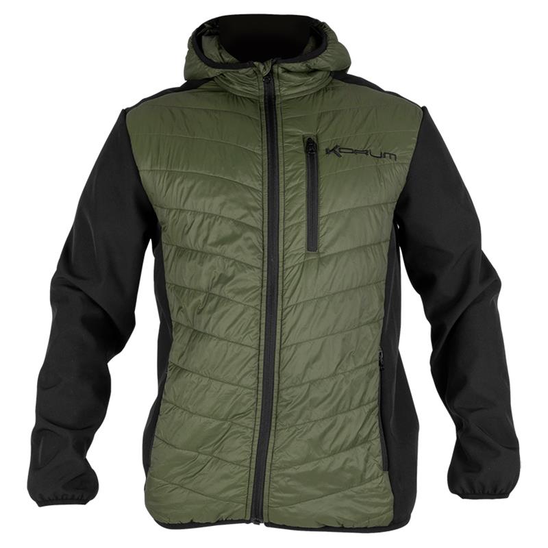 VESTE HOMME KORUM THERMASHELL THERMIQUE - VERT/NOIR - Vert/Noir - M
