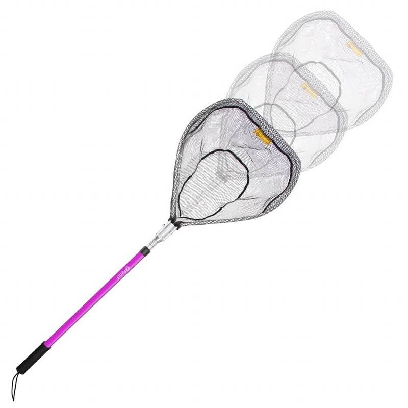 ÉPUISETTE FENCL MAILLE CAOUTCHOUC POUR ENFANTS - Violet - 60 - 32 x 45 - 142 - 355 - 35