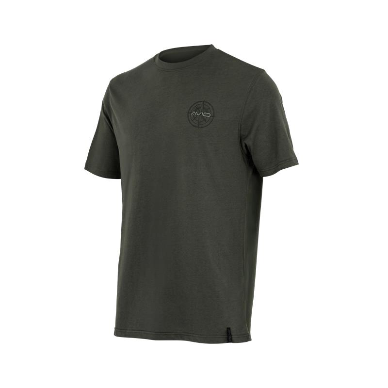 TEE SHIRT MANCHES COURTES HOMME AVID CARP BEARING T-SHIRT - VERT - Vert - S