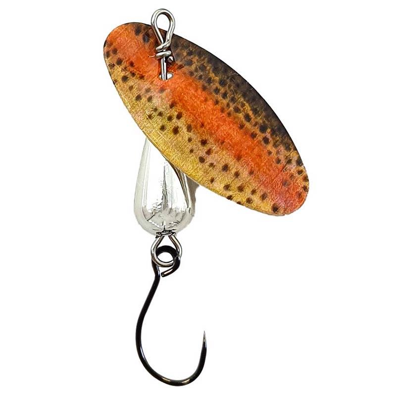 CUILLER TOURNANTE SUISSEX CICADA NK FISHSKIN RAINBOW TROUT - NK Fishskin Rainbow Trout - N°1 - 1 - 3.5