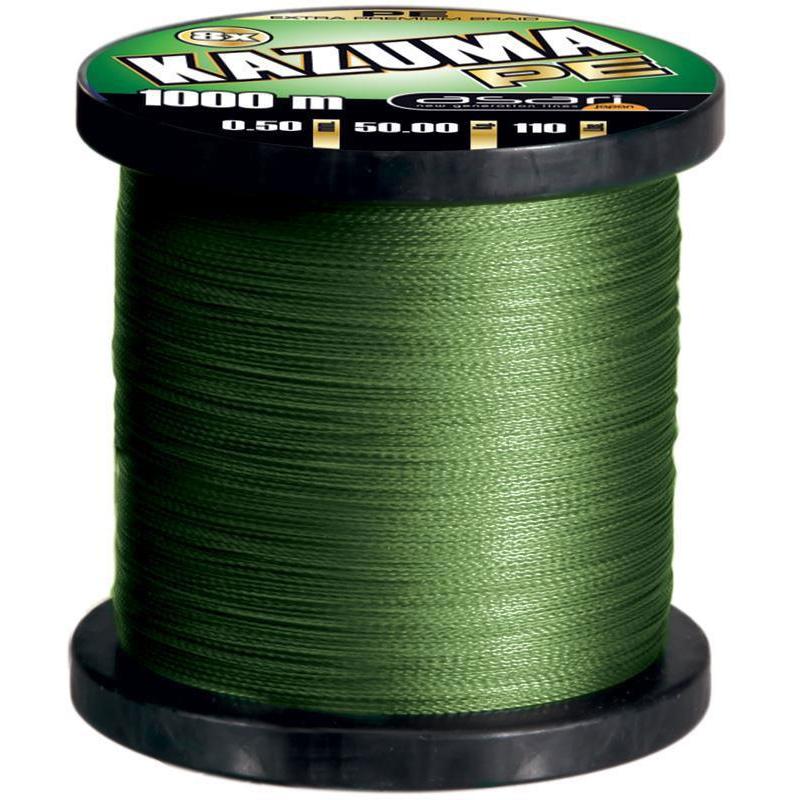 TRESSE ASARI KAZUMA 8X PE - 3000M - Vert - 18/100 - 13.64 - 3000
