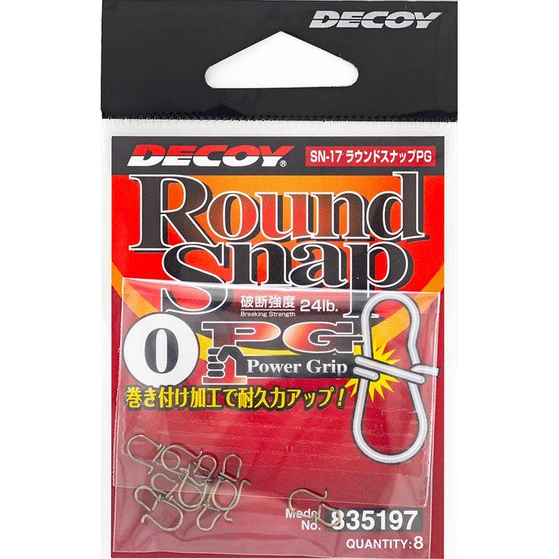 AGRAFE DECOY SN 17 ROUND SNAP PG - N°0 - 8 - 24